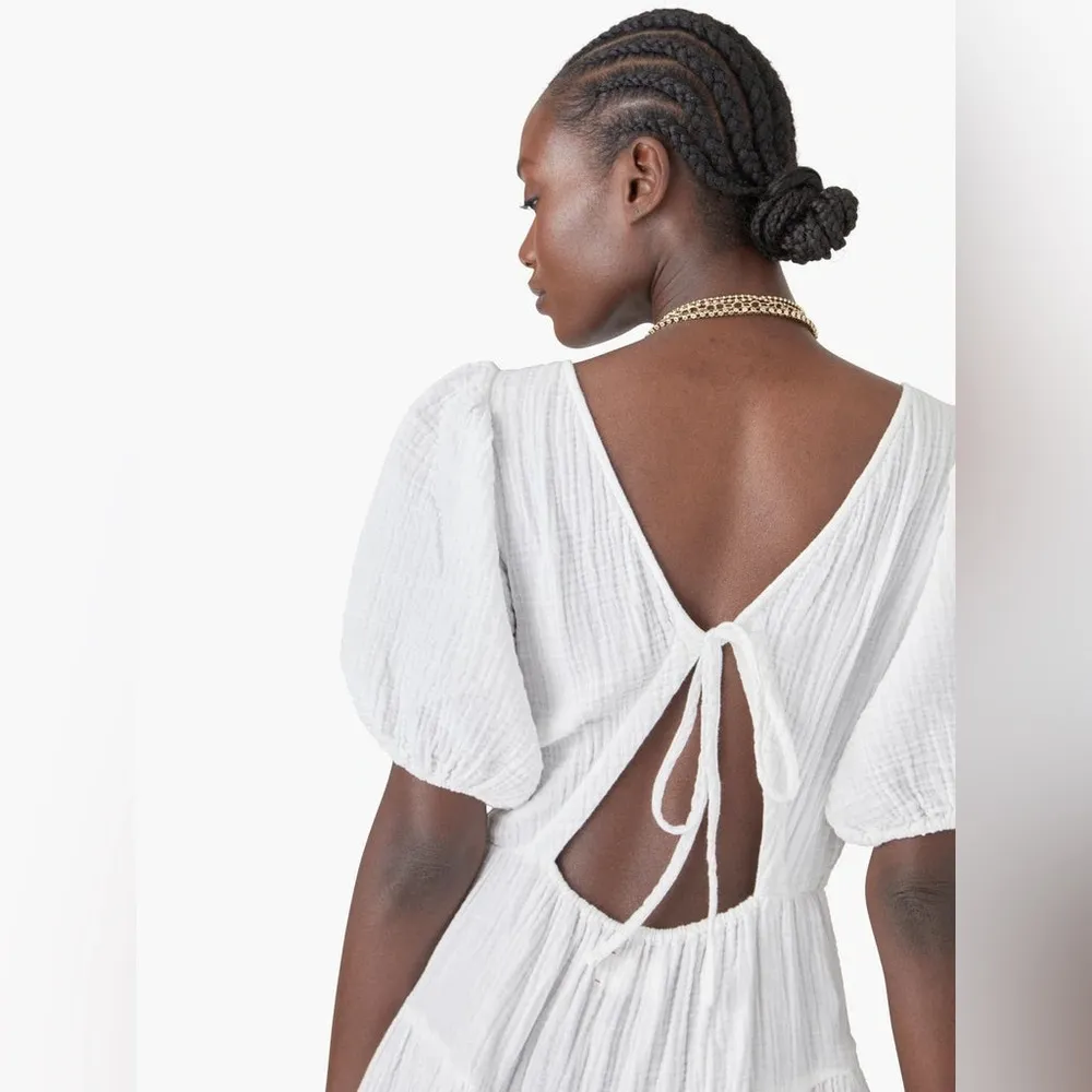 Xirena Nissa Dress in White Size M - Image 3