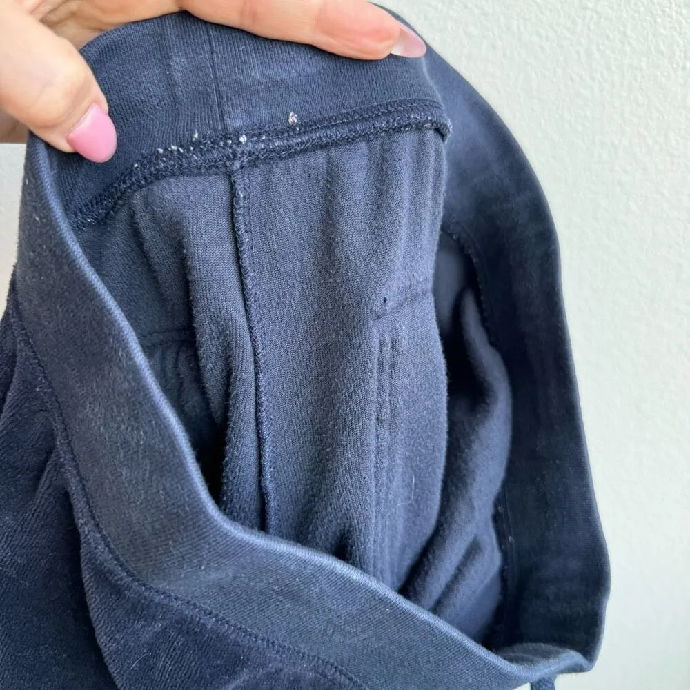 Rare Vintage Juicy Couture Navy Blue Low Rise Velour Pants Size XS Snap Pockets - Image 7