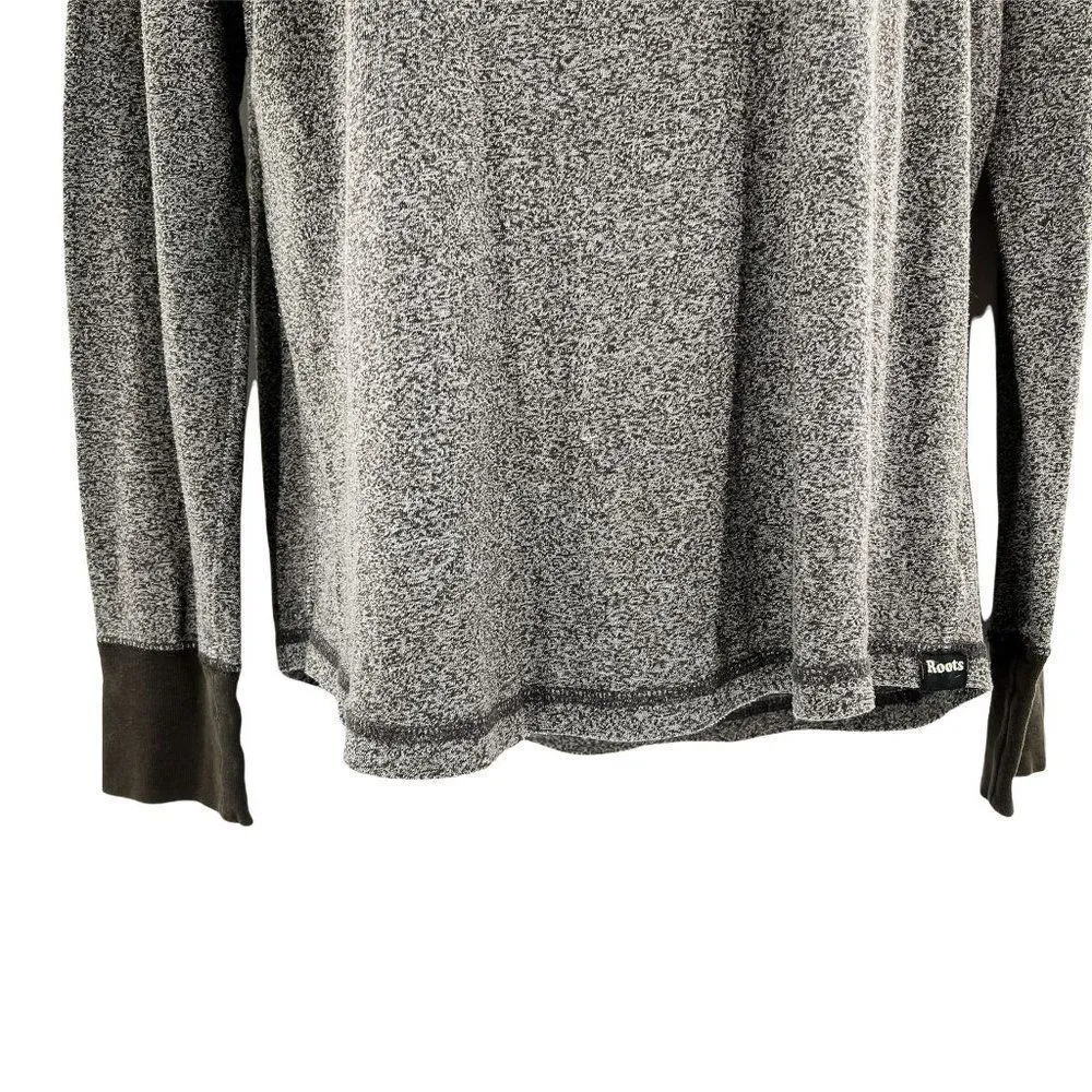 Roots Canada Marled Long Sleeve Shirt Sweatshirt Pullover Top XS - Image 60