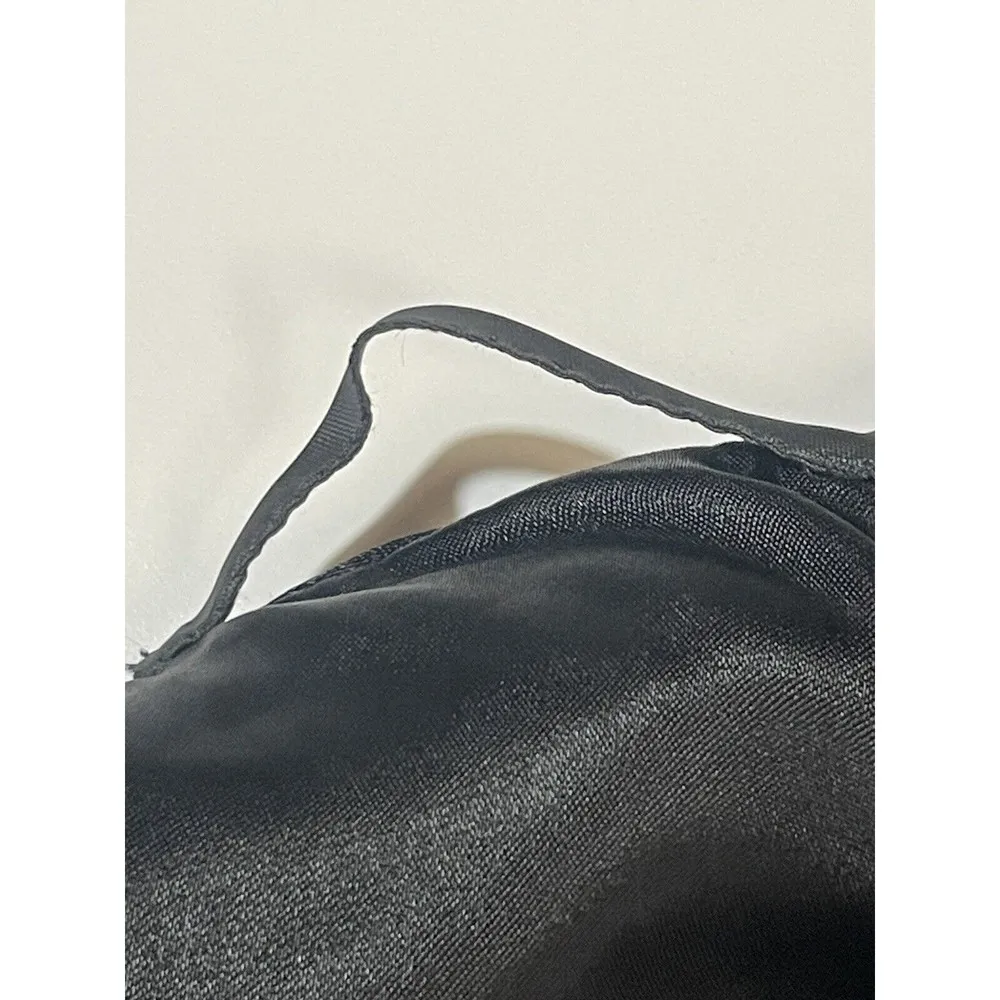 Vintage Black Rayon Kimono Robe Embroidered colorful DRAGON Hong Kong Pockets Size undefined - Image 5