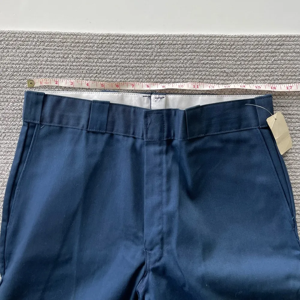 Vintage Dickies Navy Blue Deadstock Workwear Pants Men’s Sz 33 x 31 - Image 14