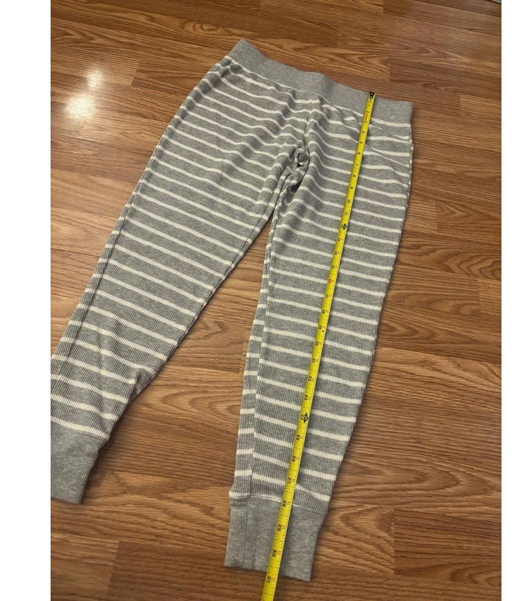 Gillian O’Malley Stripe Pajama Set Size Small Gray - Image 7
