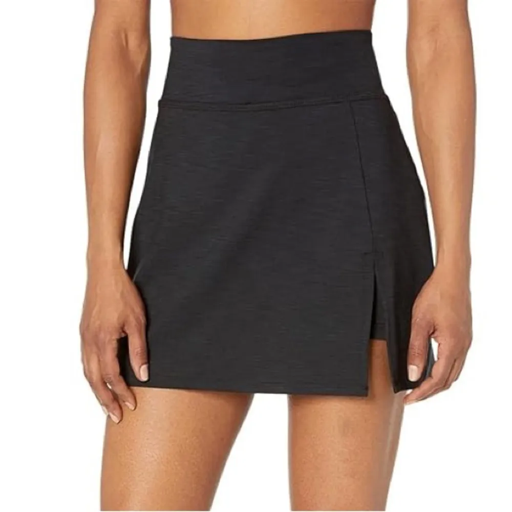 Beyond Yoga SpaceDye skort tennis Heather Rib Hold Court Skirt slit high rise - Image 3