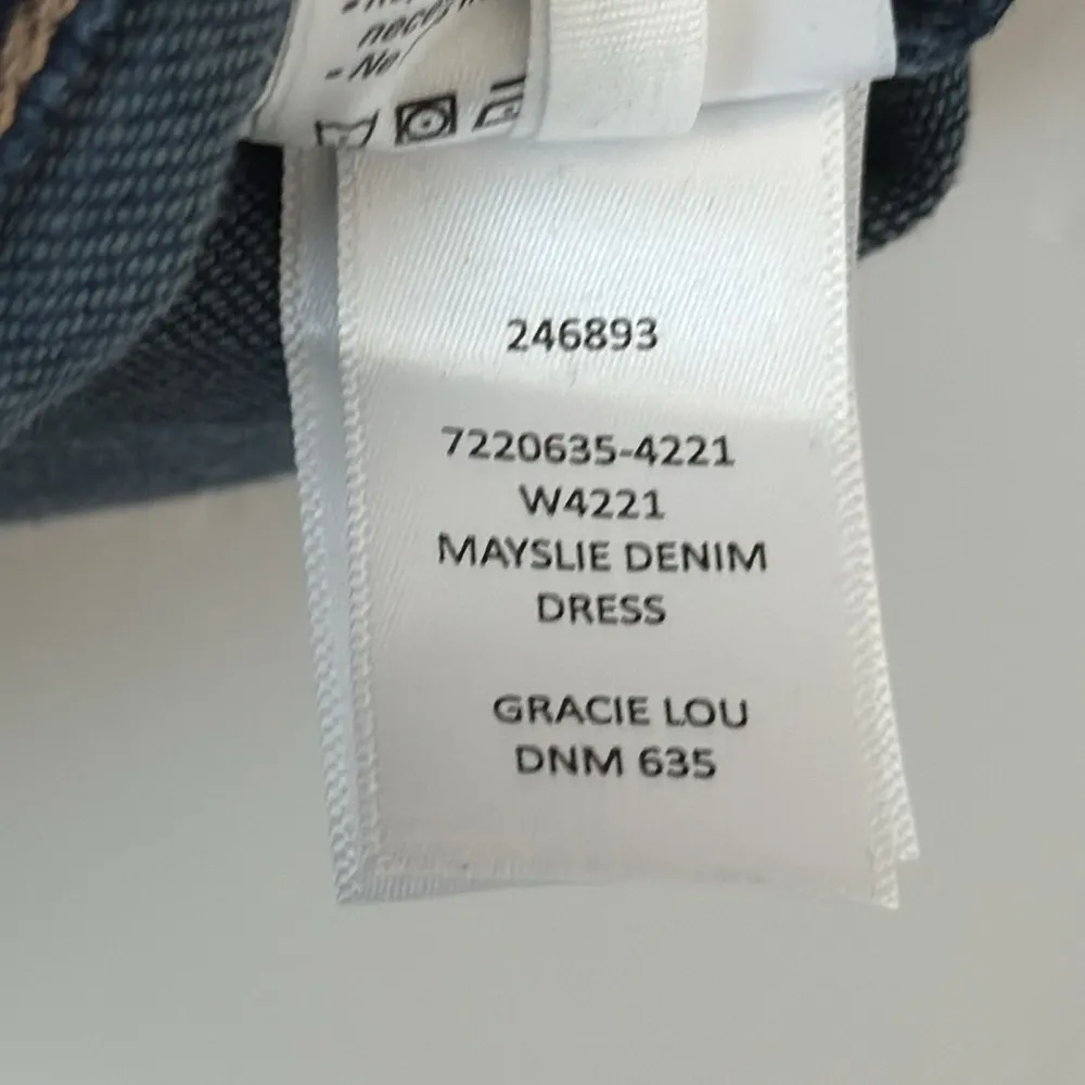 Paige mayslie denim dress in gracie lou Size: 8 - Image 6