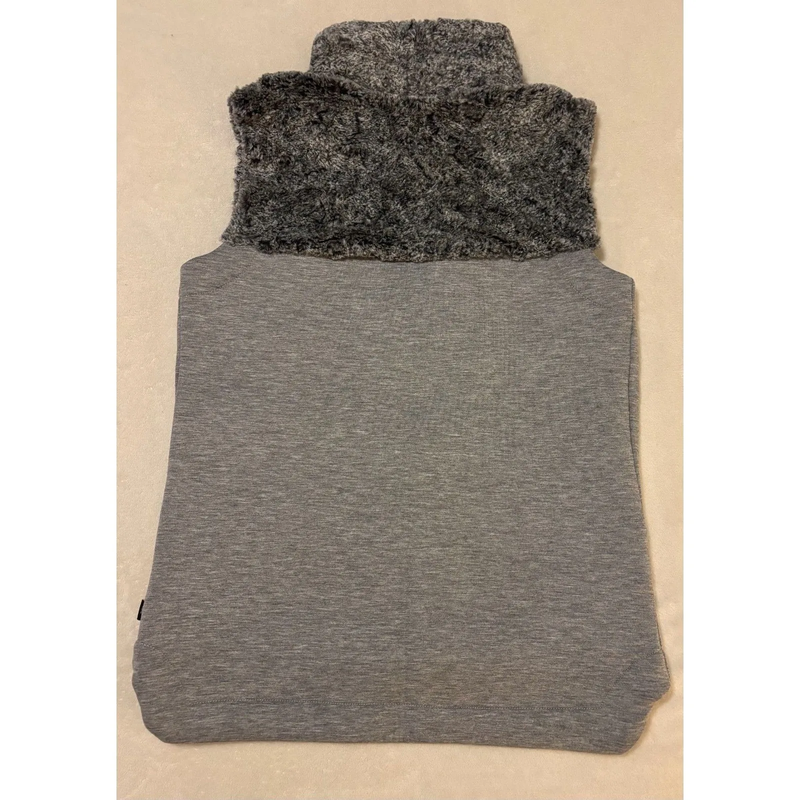 THE NORTH FACE Women's Vest Hybrination Thermal 3D Small Gray  Full Zip Fur - Image 4