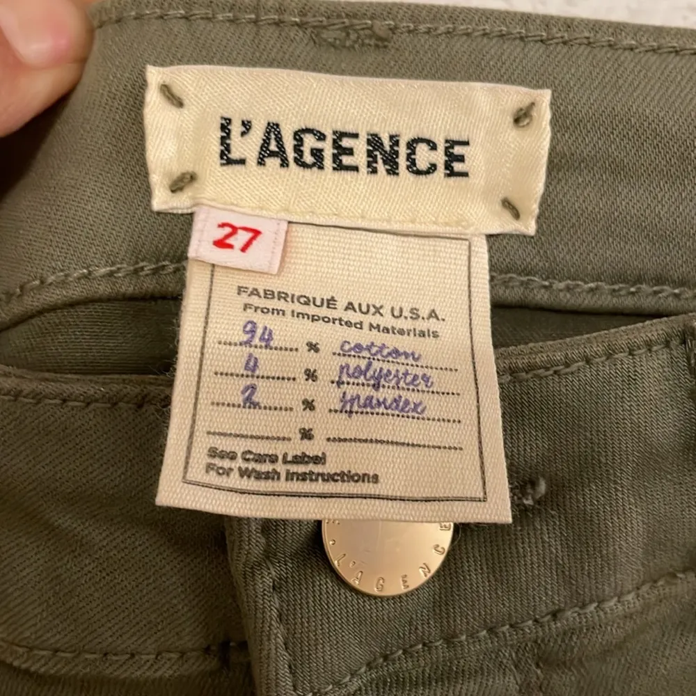 NWOT Revolve L'Agence Margot High Rise Skinny Jeans in Picholine. - Image 5