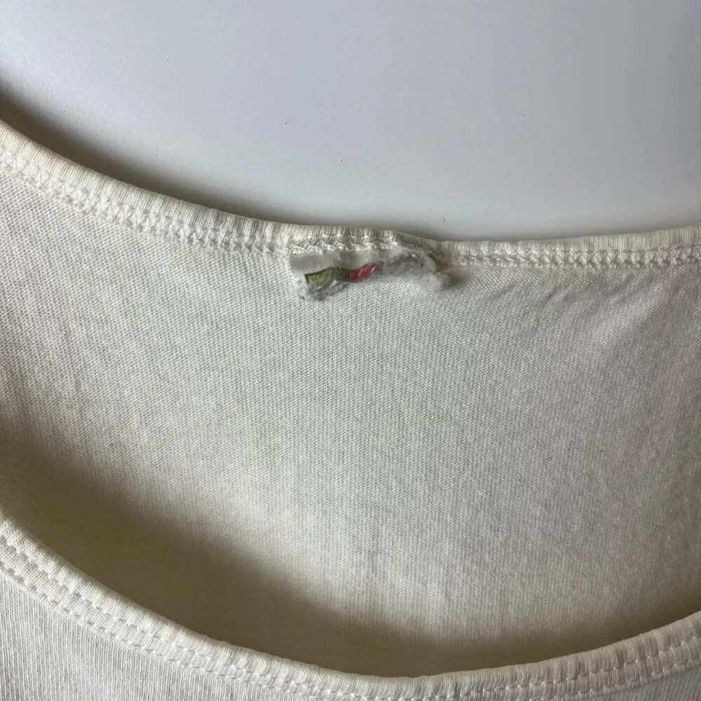 Distressed Vintage Melbourne Yacht Club Tank Top White Large L Spring Regatta - Image 4