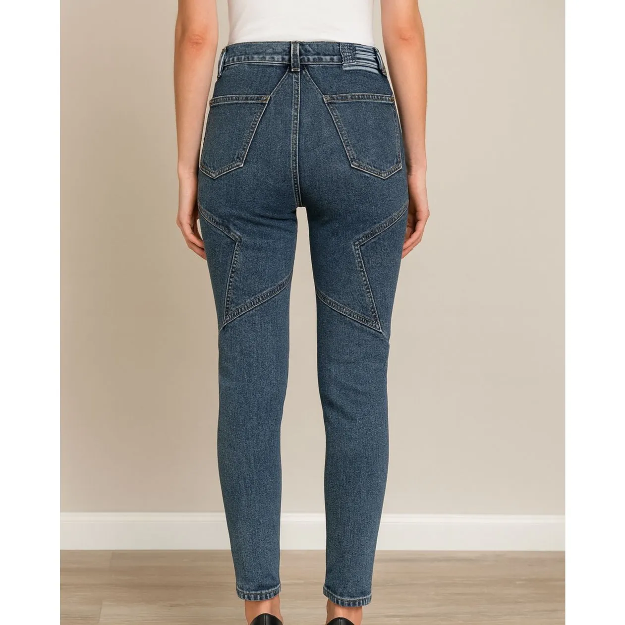 REVICE Star Skinny High Rise Jeans Women’s Size 25 with Front Seam - Image 11