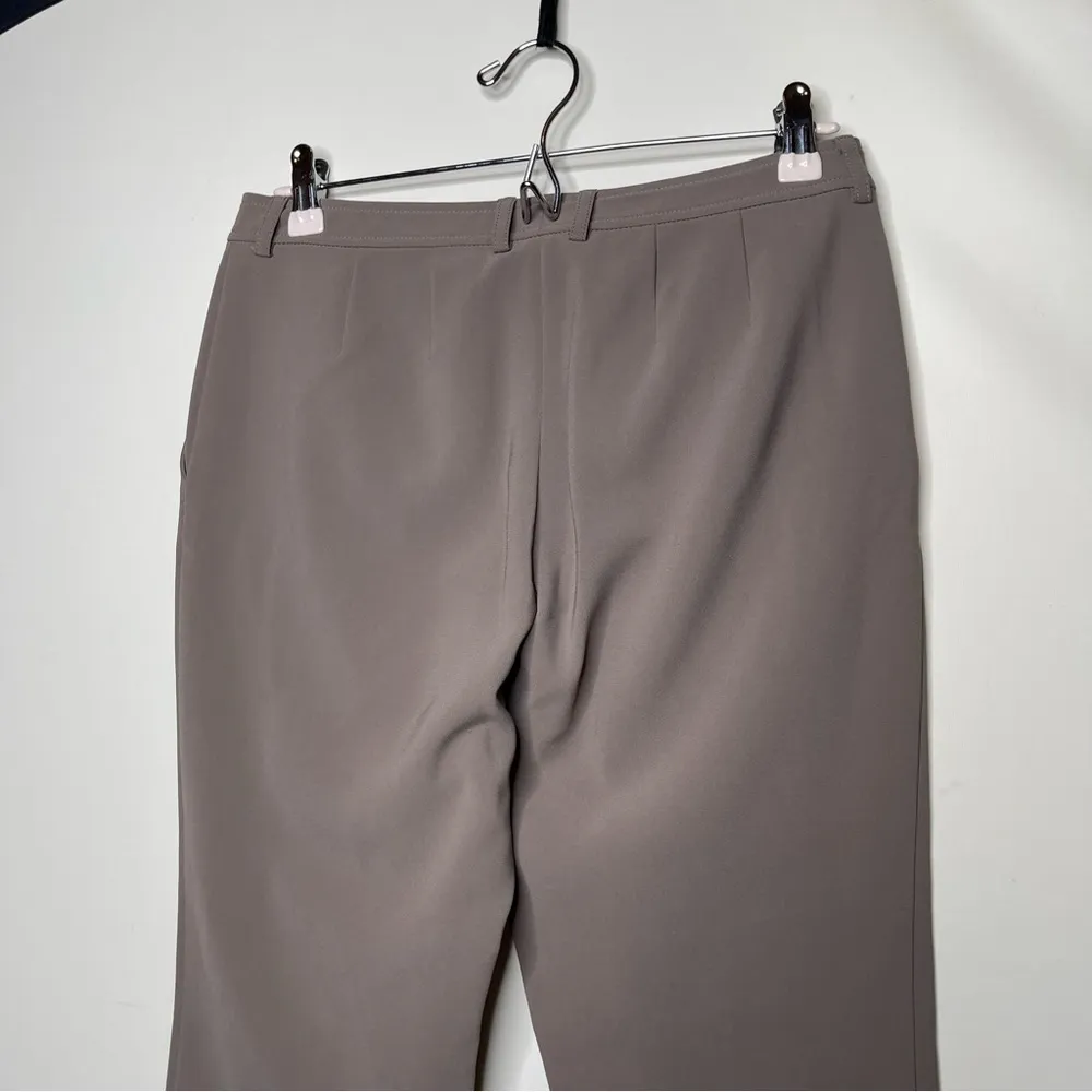 St.John taupe grey cropped trousers sz 4 - Image 8