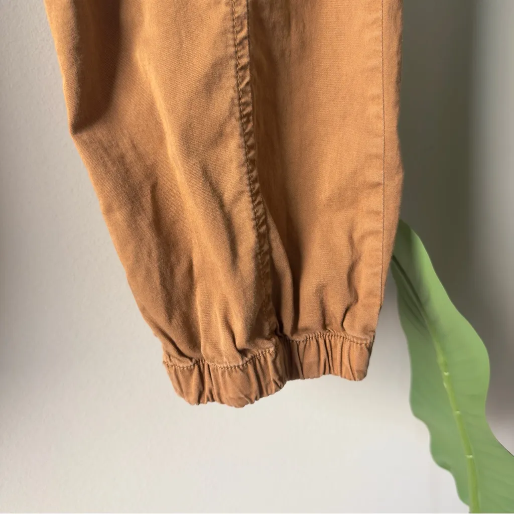 Anthropologie Sanctuary Casual Tan Cargo Jogger Pants Cropped Y2K Capri Pockets - Image 8