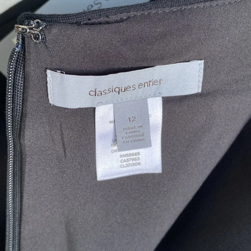 Classiques Entier NWT🖤  Nordstrom Lined Stretch Classic Pencil Skirt Zip Pockets - Image 8