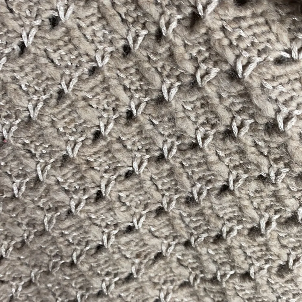 Ann Taylor Loft tan chunky knit shawl vest size S - Image 99