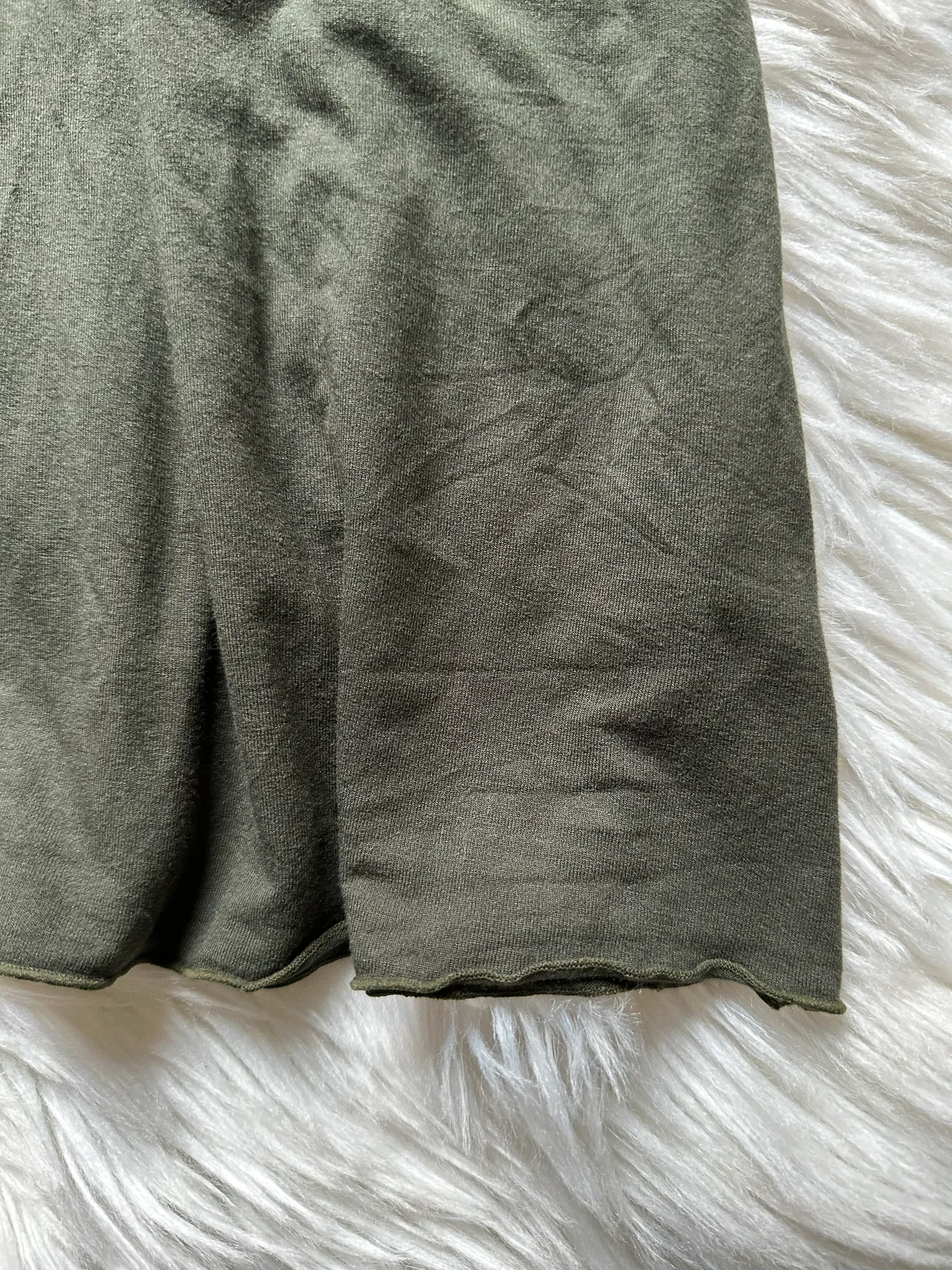 Olive Stretch Dress - Image 2