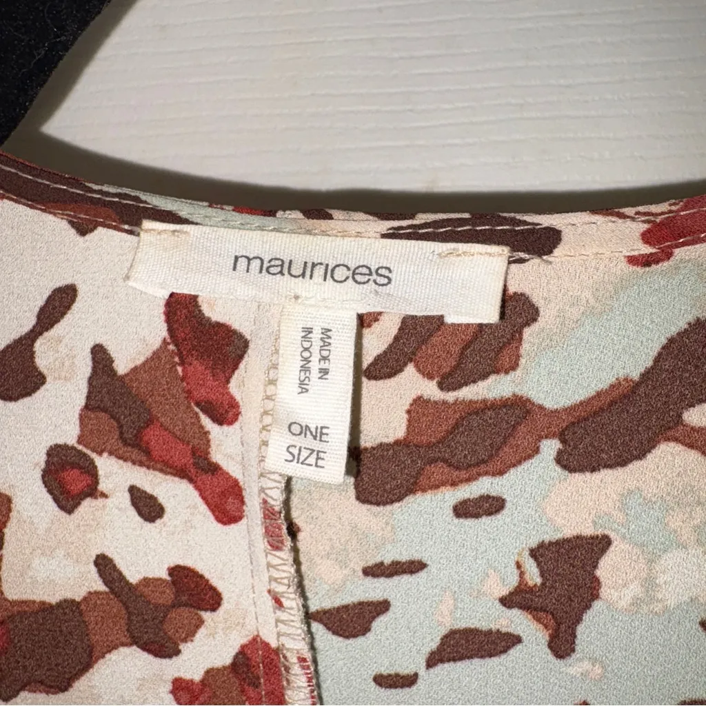 Maurices Multicolor Patterned Kimono - Image 2