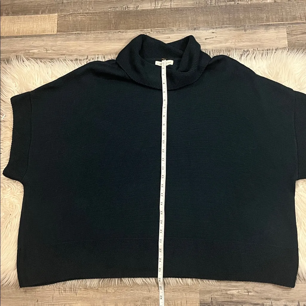 Coldwater Creek wool blend cowl neck poncho sweater 3X - Image 7