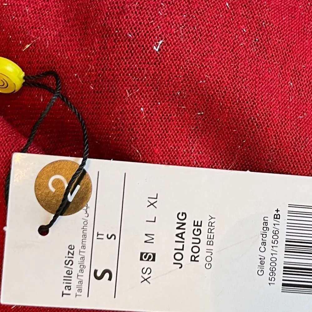 Cache Metallic‎ Cardigan Sweater nwt - Image 4