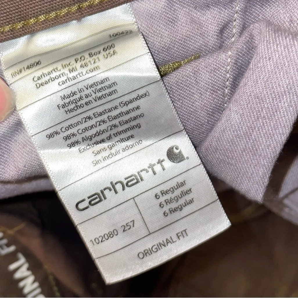 Vintage bleached carhartt pants - Image 6