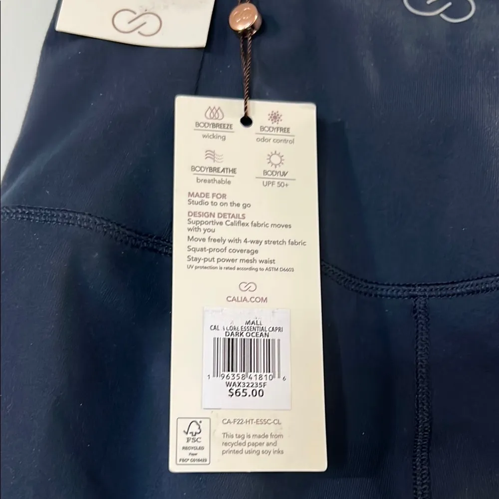 CALIA by Carrie Underwood Blue Leggings Stretchy Fit Size XXS - Image 5