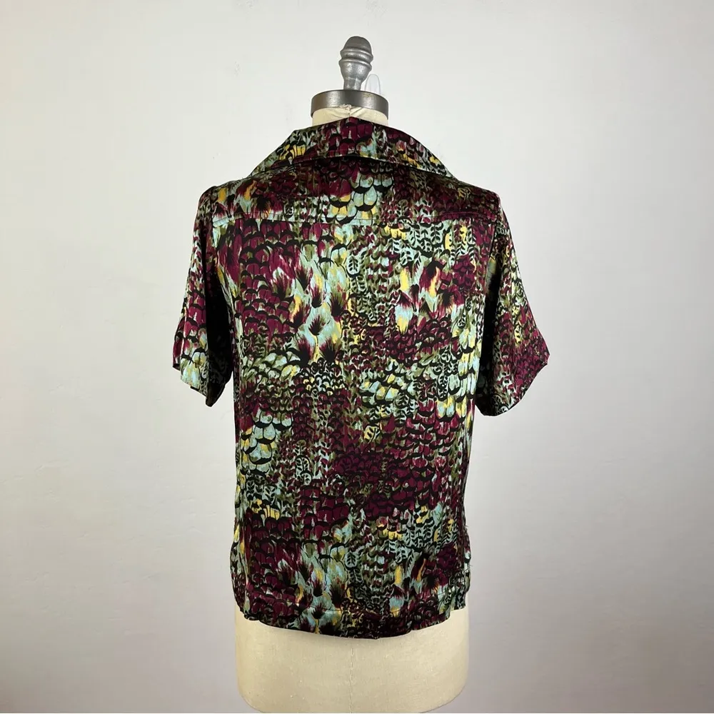 Anthropologie Tiny Multicolor Print Button Down - Image 6