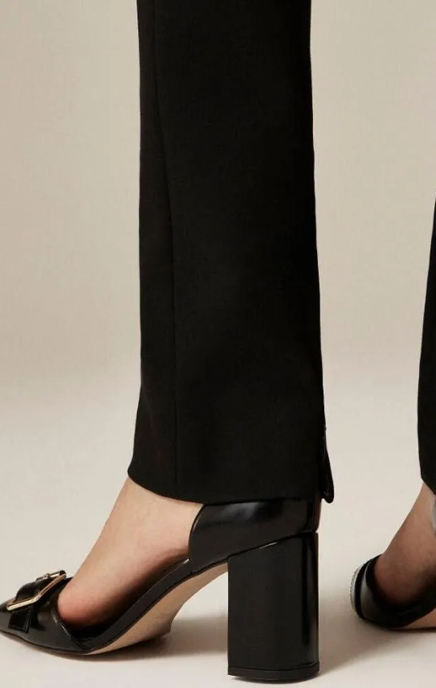 J.Crew Petite Slim Tapered Pant in Four Season Stretch Black Size 2P NWT - Image 2