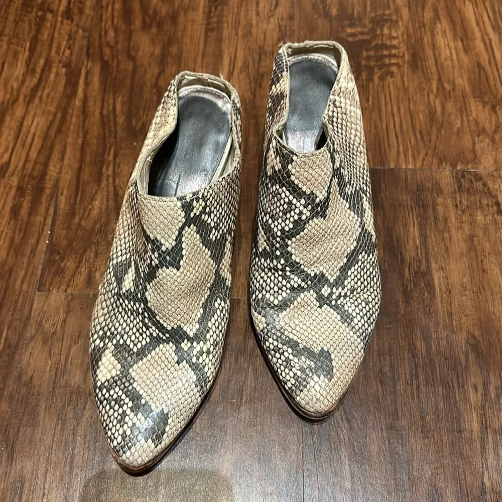 Dolce Vita Snakeskin Mules - Image 2