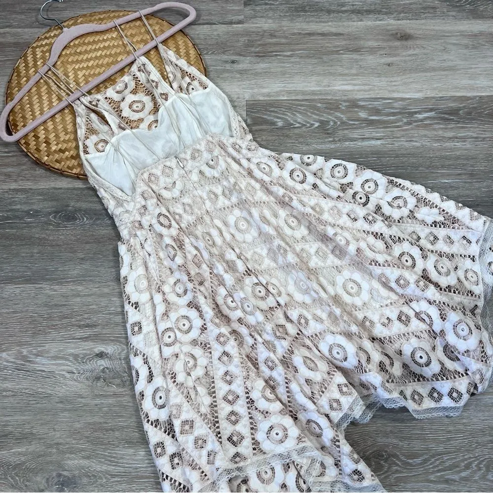 Free people ivory‎ laced cocktail dress - Image 4