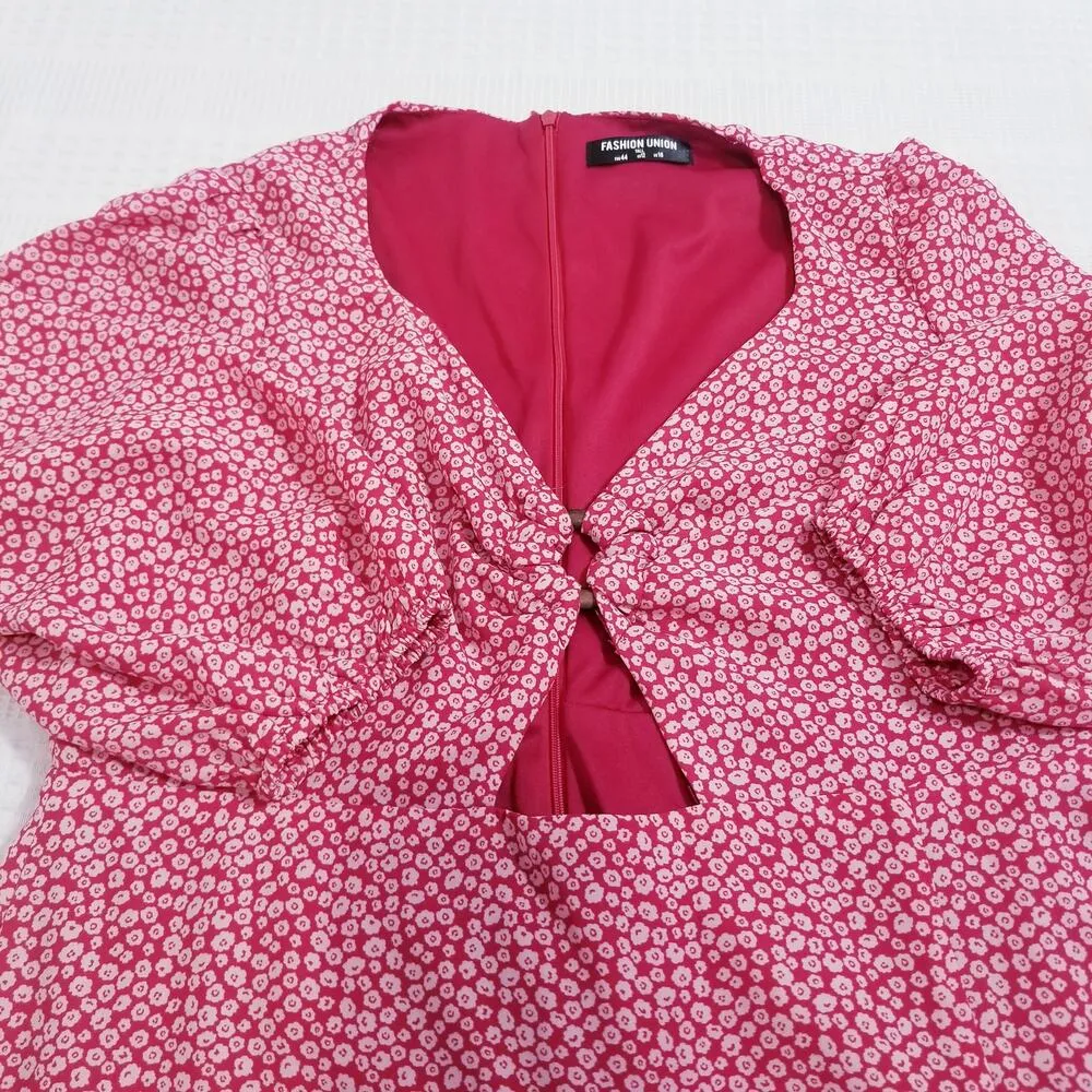 ASOS Fashion Union Cutout Maxi Dress with Slit - Image 3