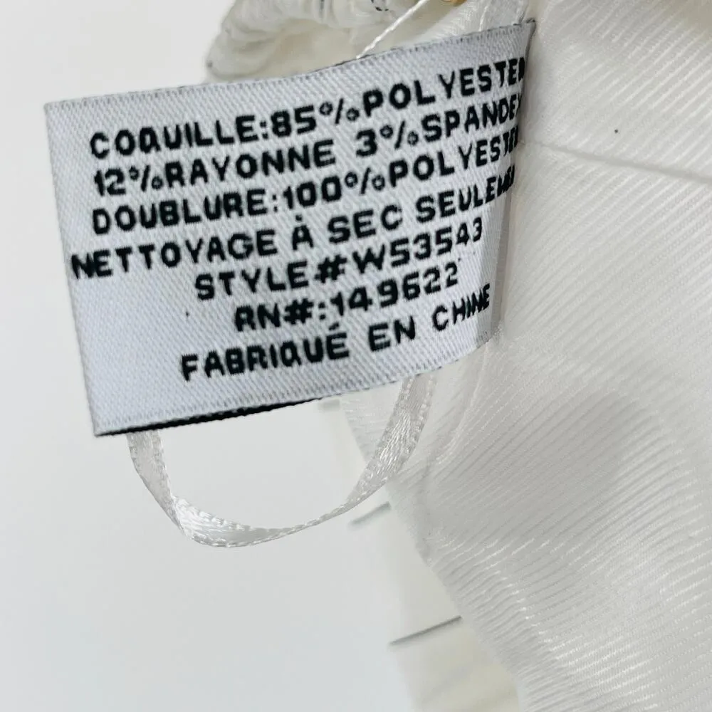 WALTER BAKER Tank Size Small Crop Chicago Pin Stripe NWT White Designer Luxury - Image 14