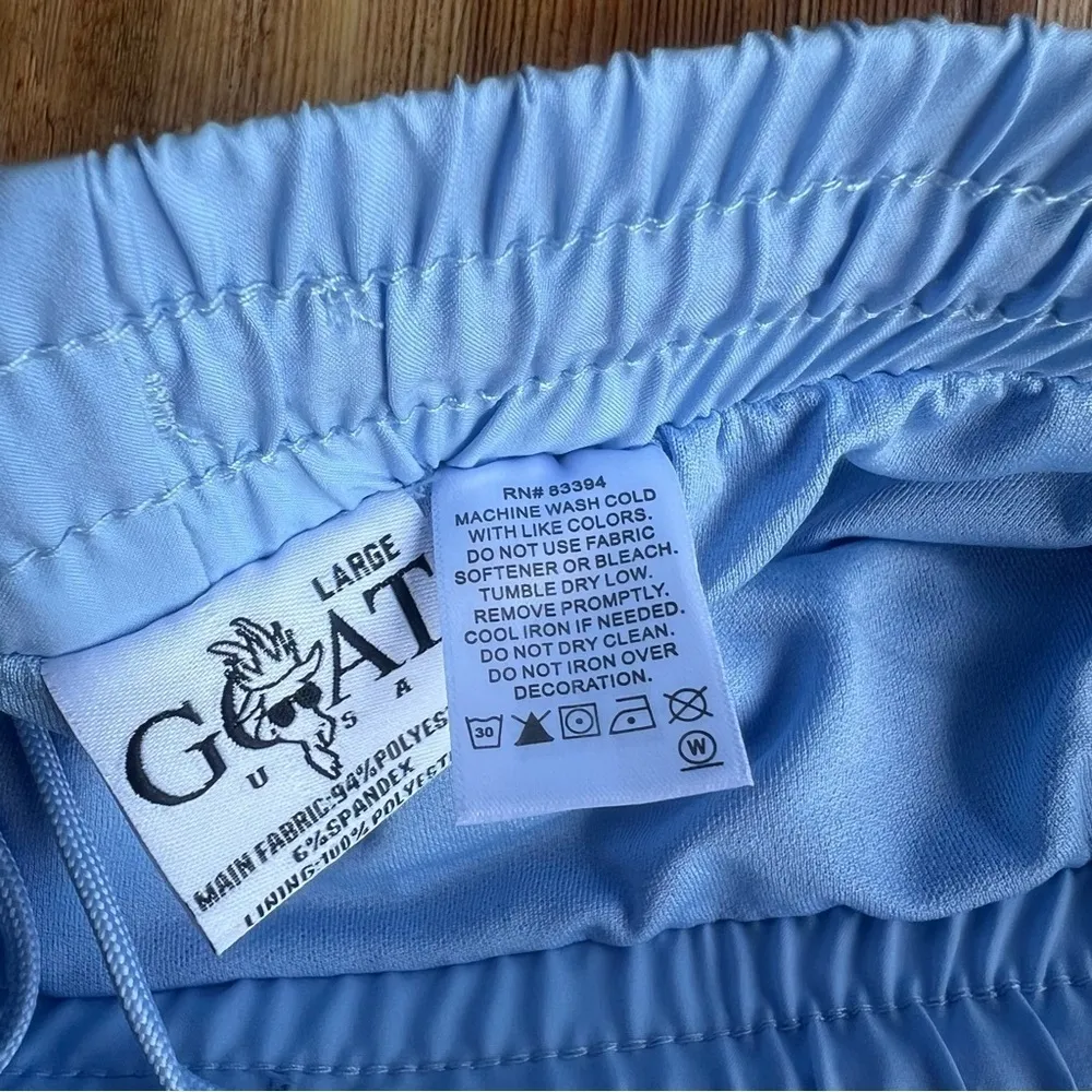 GOAT USA Women's Carolina Blue Athletic Shorts Size L SKU#C24161 Size L - Image 6