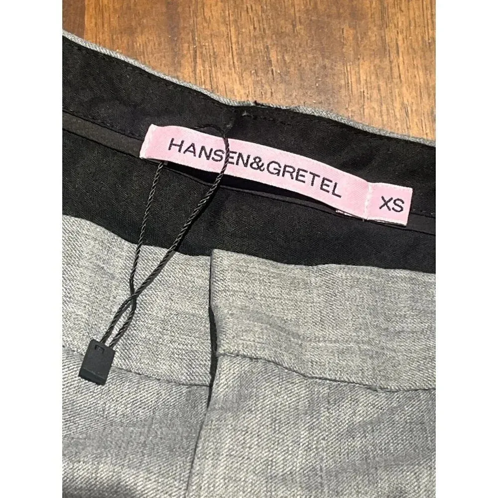 Hansen + Gretel Aniston Pants in Slate XSmall New Womens Tailor Trousers Gray Size XS - Image 9