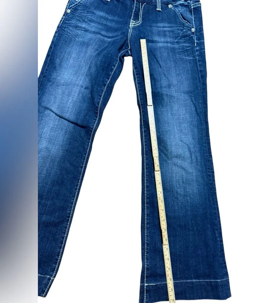 💙Miss Me Y2K Wide Leg Low-rise Jeans Size 31 Vintage 2000s Streetwear Denim - Image 7