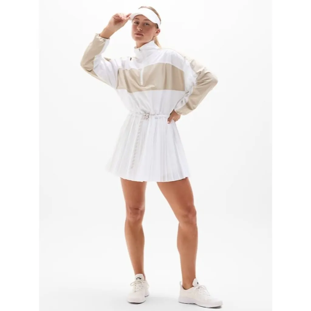 Athleta XS Power Serve Shell Dress Bright White X-Small Regular - Image 2