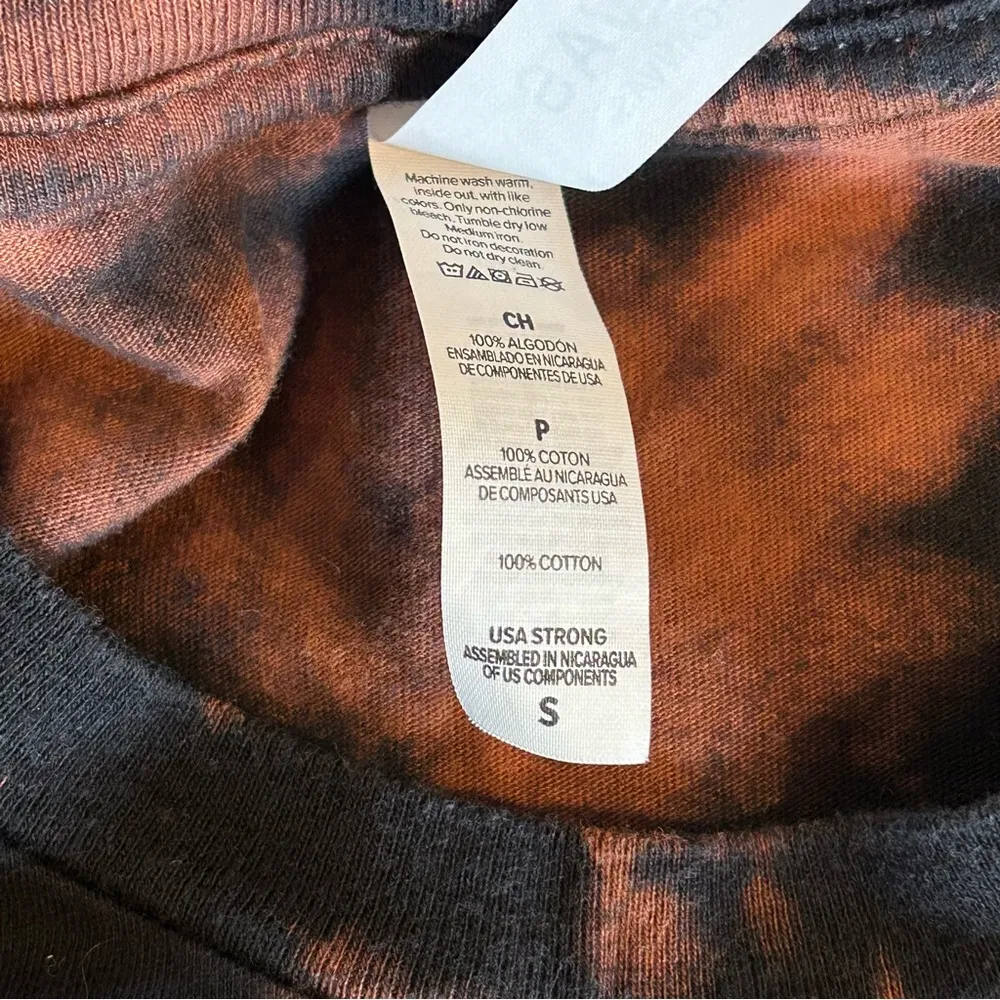 New Kids on the Block Mixtape Tour 2022 Tee Shirt Tie Dye Black Small - Image 7