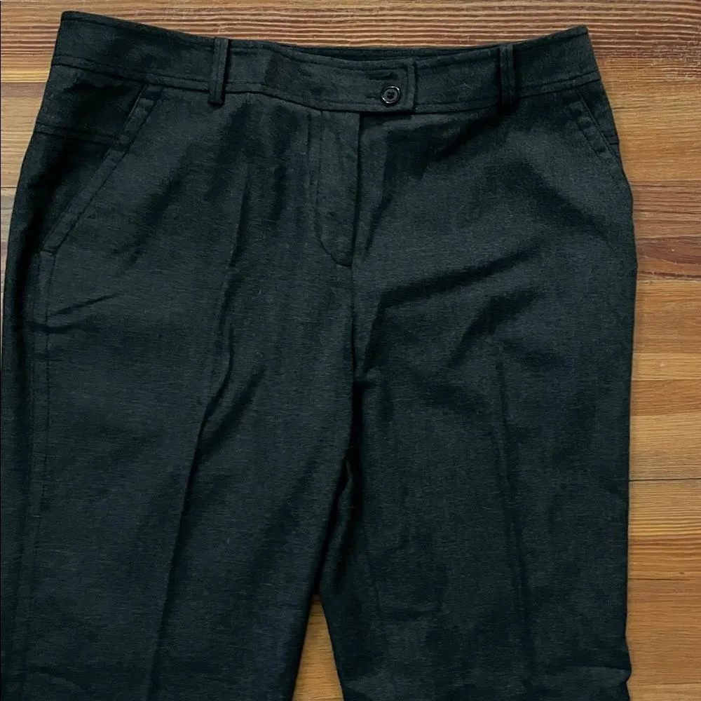 Nine West Gray Wide-Leg Career Pants Women's size 10 - Image 11