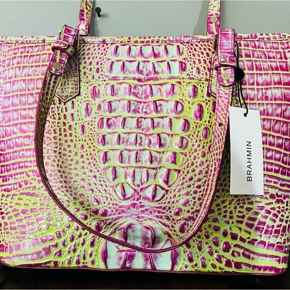 Brahmin Asher Sweetner Melbourne Medium Zip Top Tote Bag NWT - Image 4