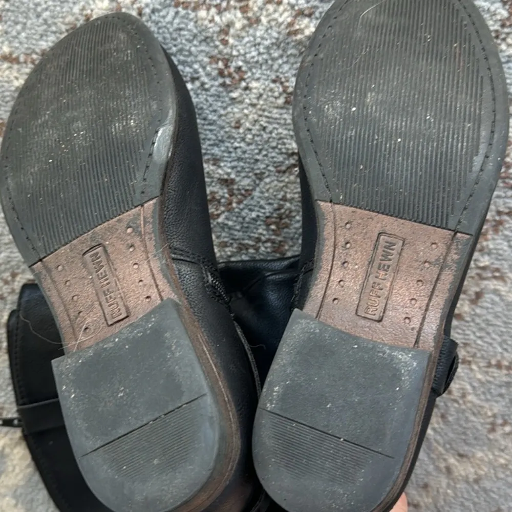 Ruff Hewn  Buckle Knee High Boots Black 7.5 - Image 4