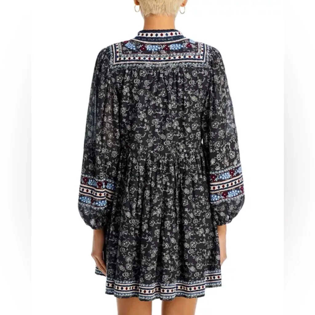 Sea New York Everly Embroidered Long Sleeve Dress, Size XL, NEW w/Tag Blue - Image 6