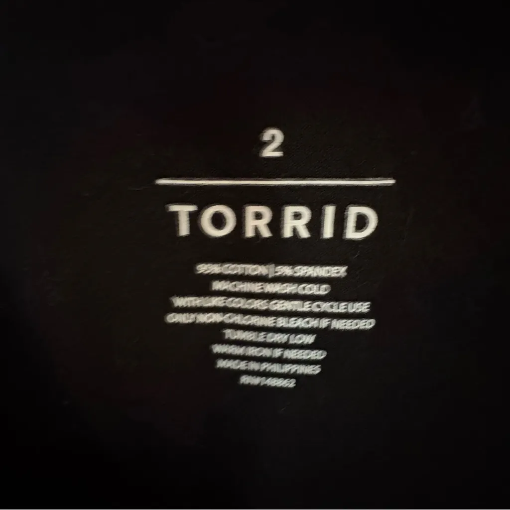 Torrid Chic Black Bodysuit with Rainbow Accents size 2X - Image 7