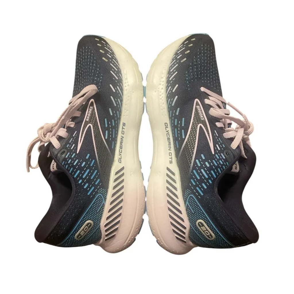 Brooks Glycerin 20 Shoes Size 8.5‎ Blue/Lilac Athleisure Run Women's Academia - Image 6
