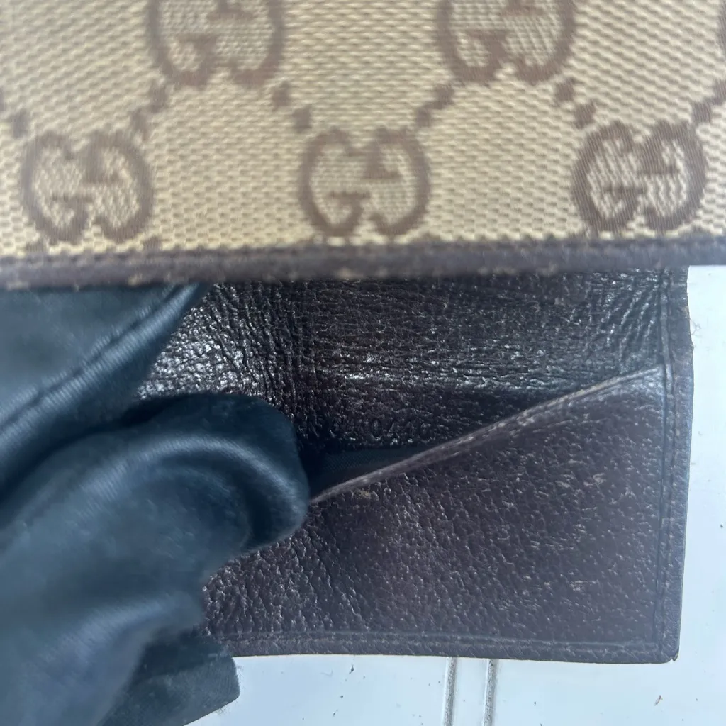 Gucci Brown Ebony Vintage 6 Ring Key Holder Wallet - Image 7