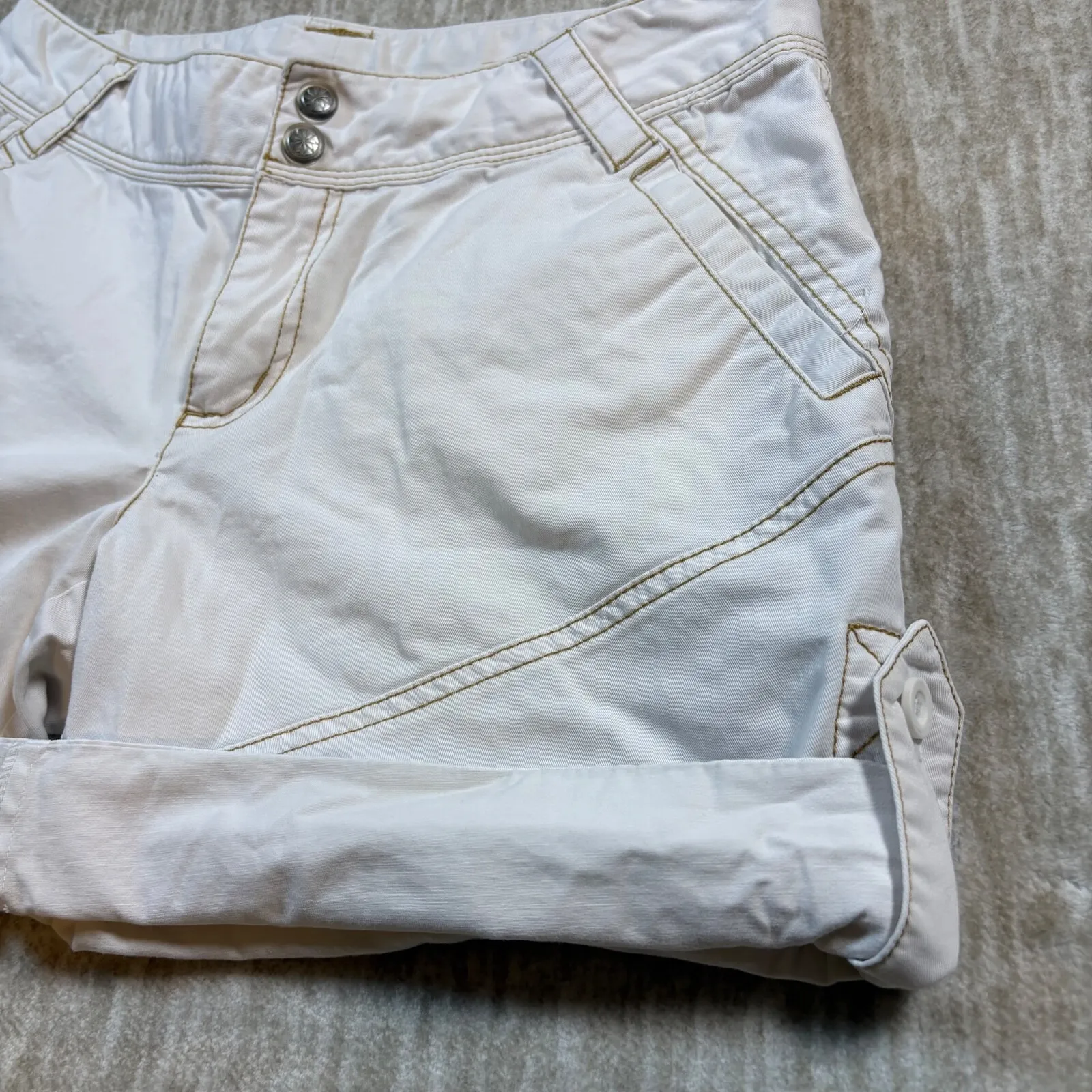 Athleta Hiking‎ Adjustable Length Shorts Stretch Pockets Camping - Image 2