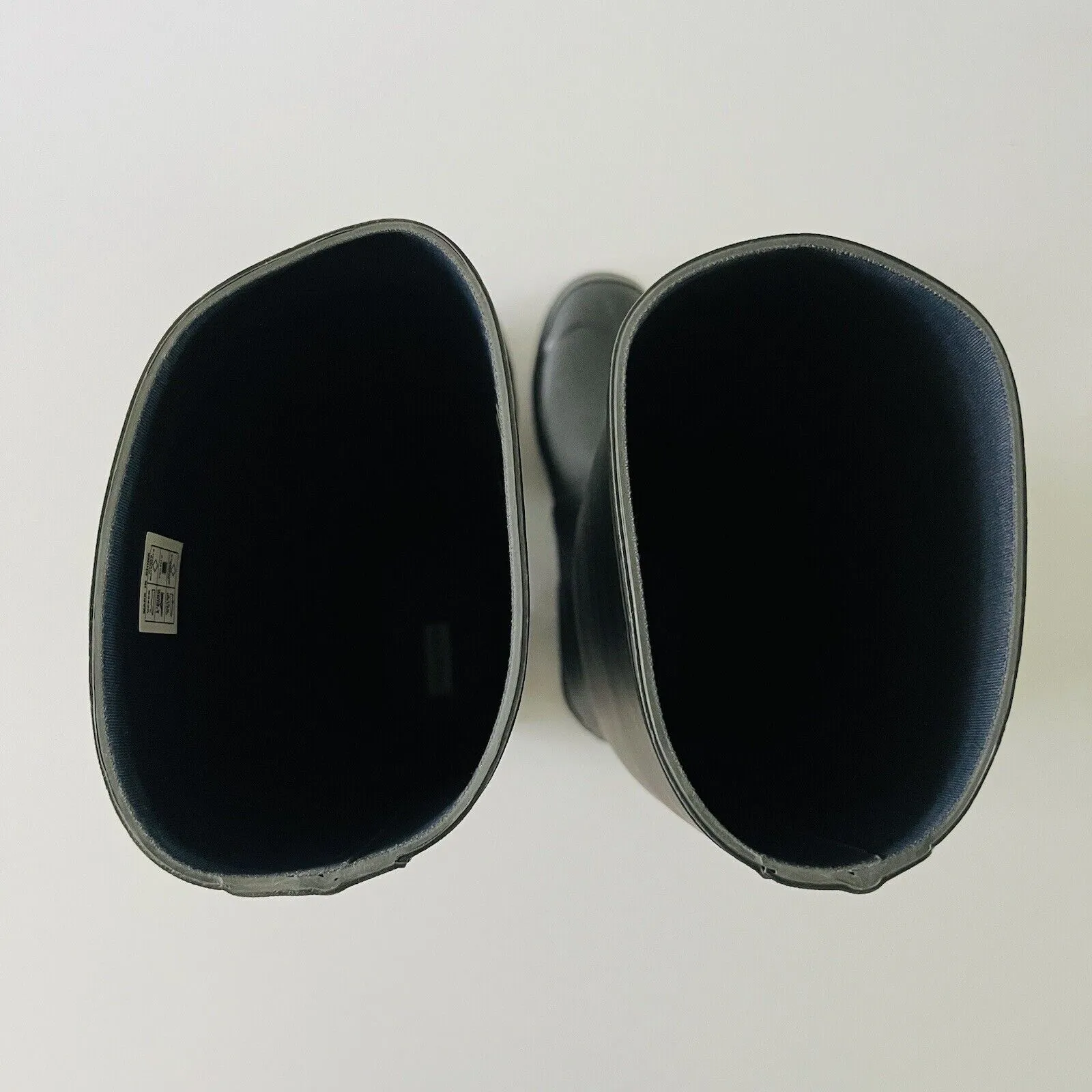 HUNTER Original Tall Black Buckle Strap Rain Boots - US 10 - Image 7