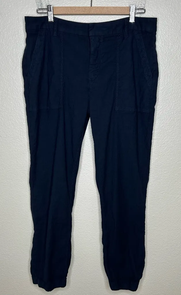 Frank & Eileen Jameson Utility Jogger Italian Performance Linen blue 10 - Image 1