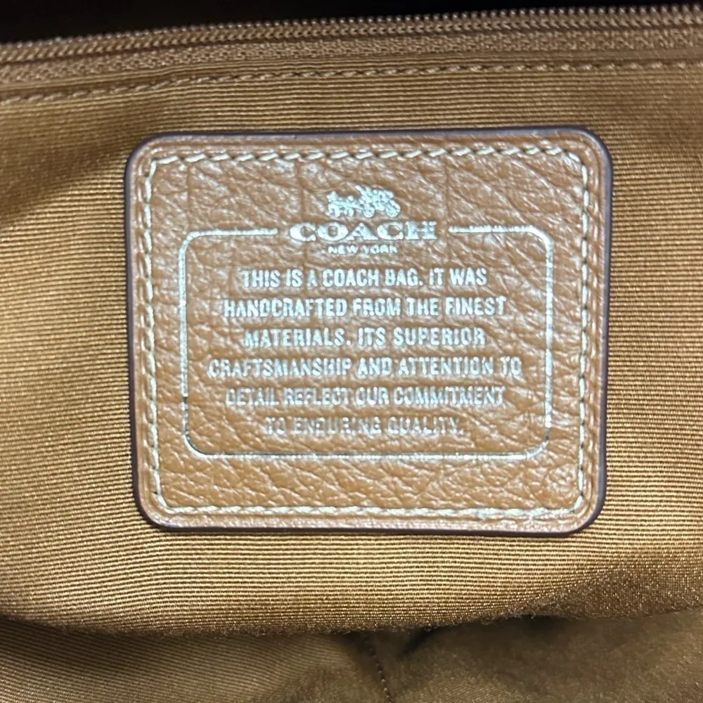 Coach Mickie Satchel in Spectator Leather #F37679 New in Silver/Chalk/Saddle - Image 7