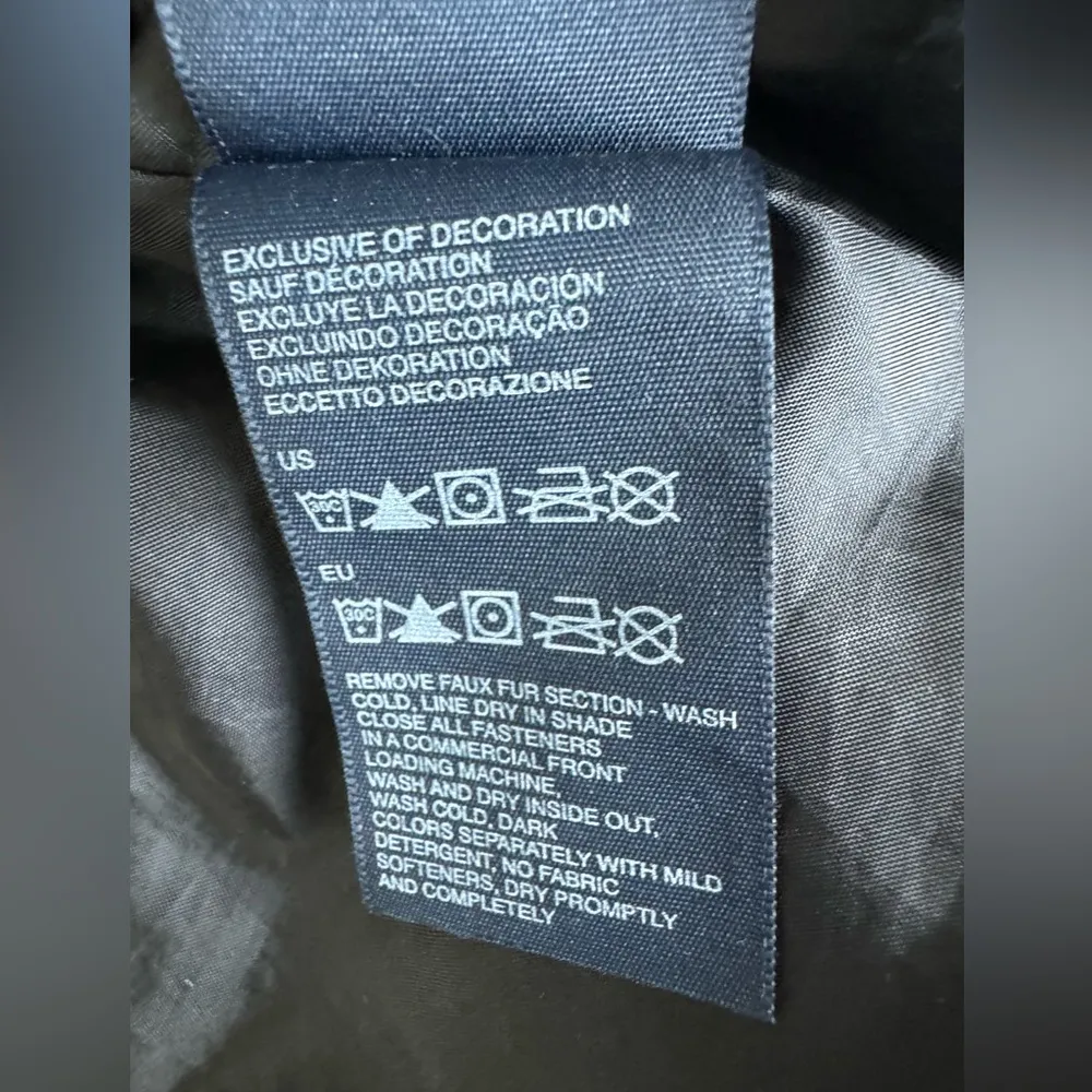 Tommy Hilfiger Black Down Puffer Jacket Coat with Hood - Image 7