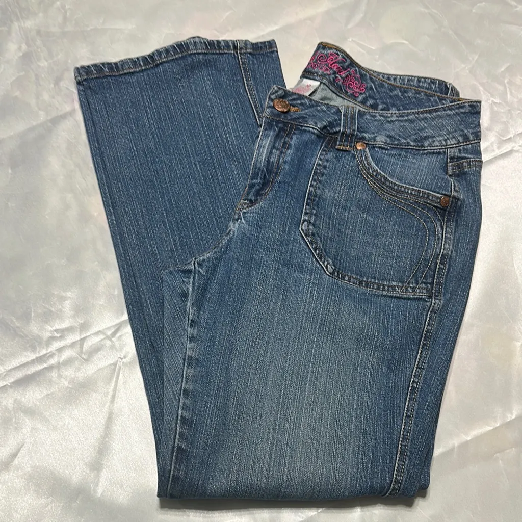 Duck Head Blue Flare Wide Leg Jeans - Image 8