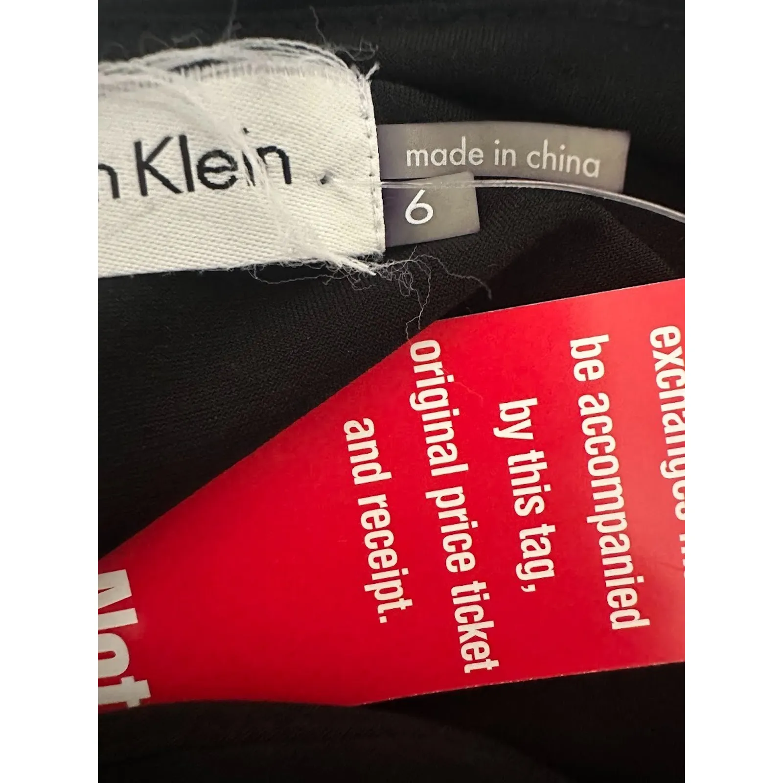 Calvin Klein Size 6 Black Formal Surplice Maxi Dress Sequin Waist Faux Wrap - Image 7