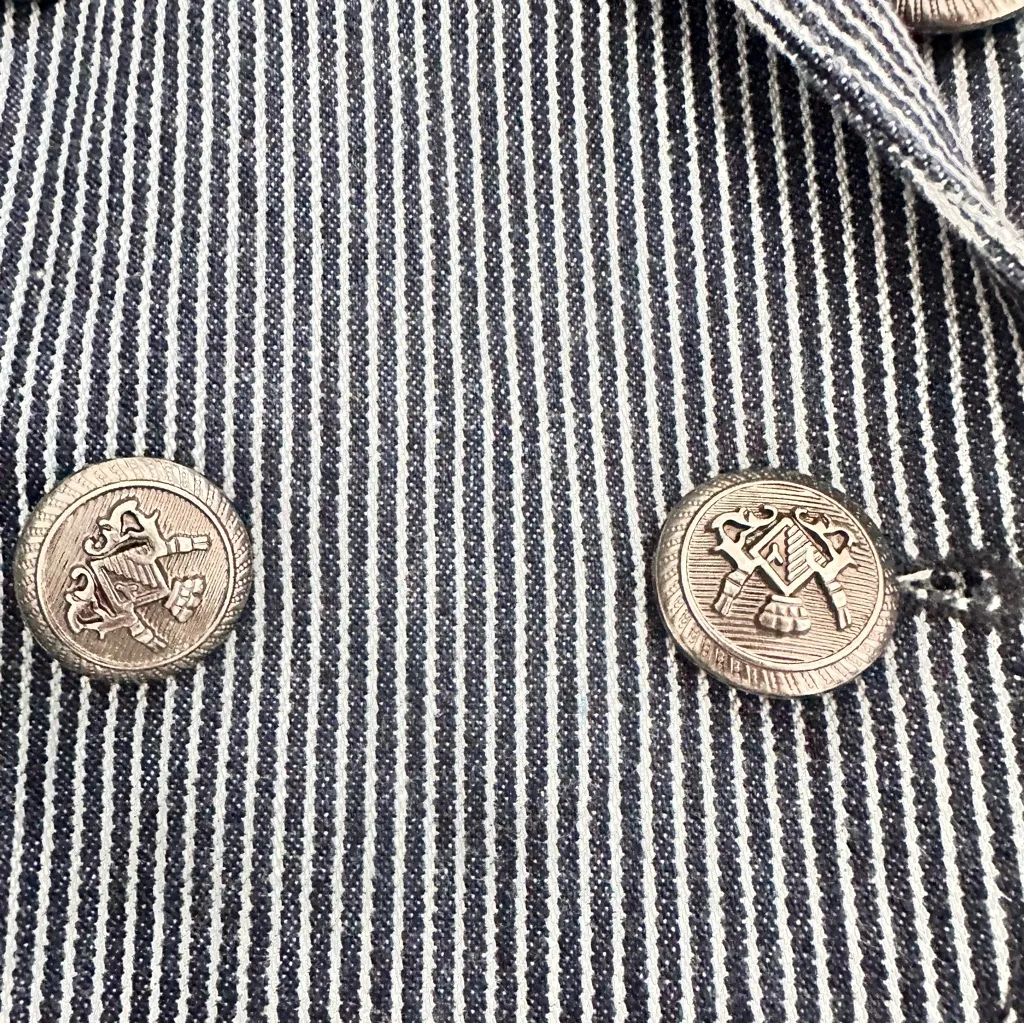 ANORAK Navy Pinstripe Double - Image 5