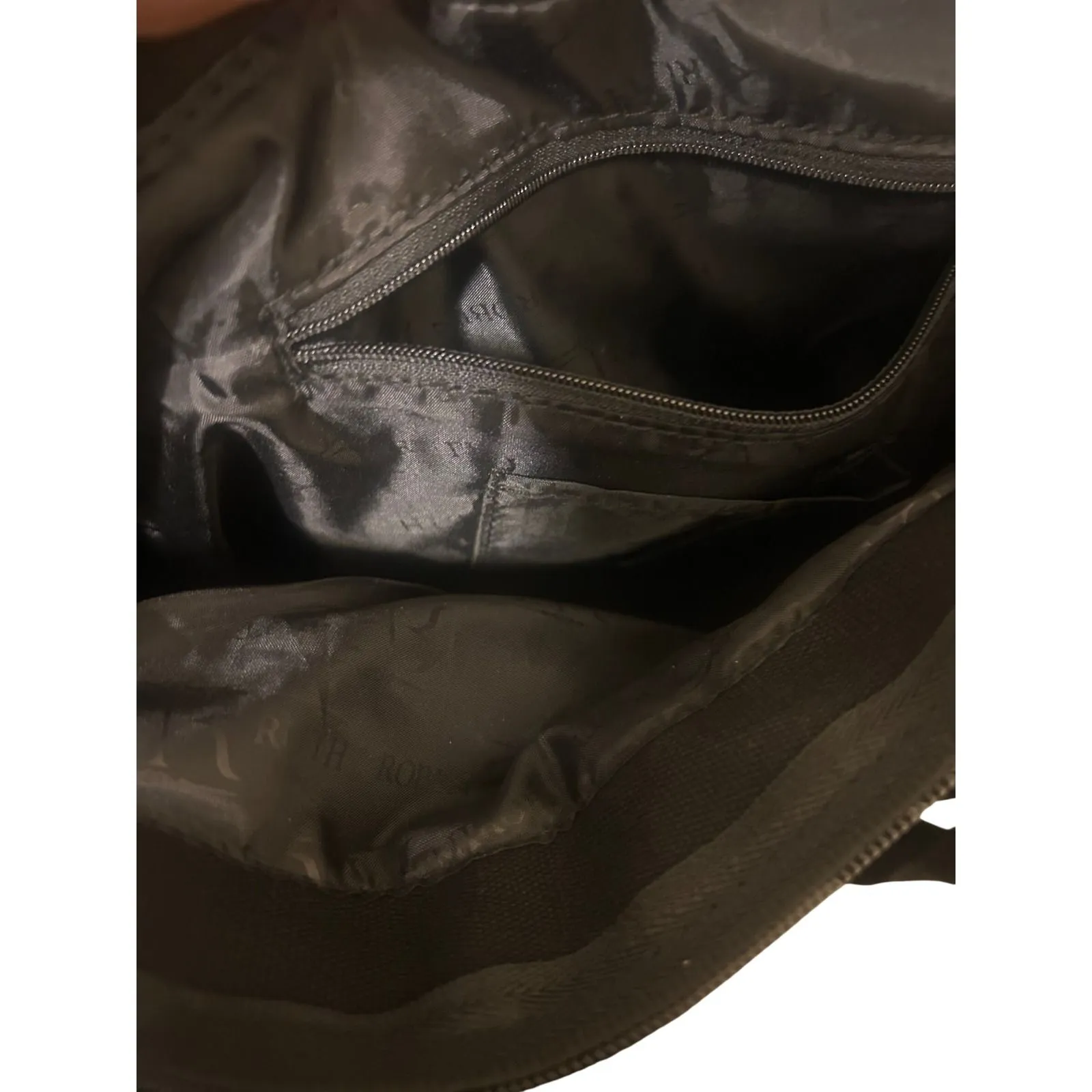 Robin Ruth Guam Souvenir Tote Bag Black Hibiscus Tropical Travel - Image 4