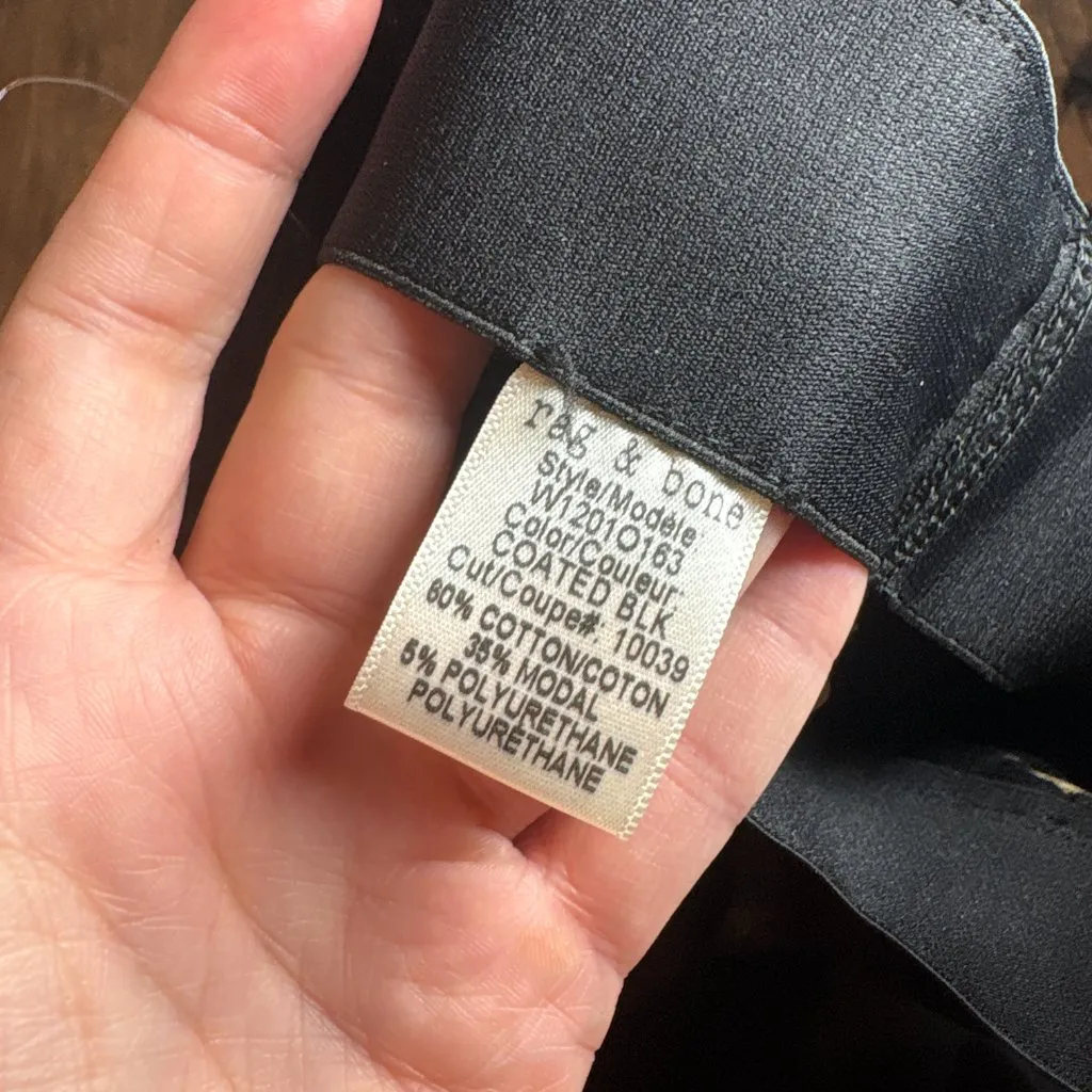 NWT Rag & Bone The Danny Legging in Coated Black - Image 7